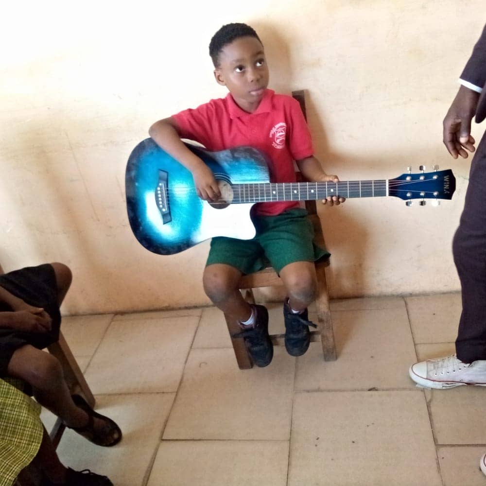Edegray learners playing music