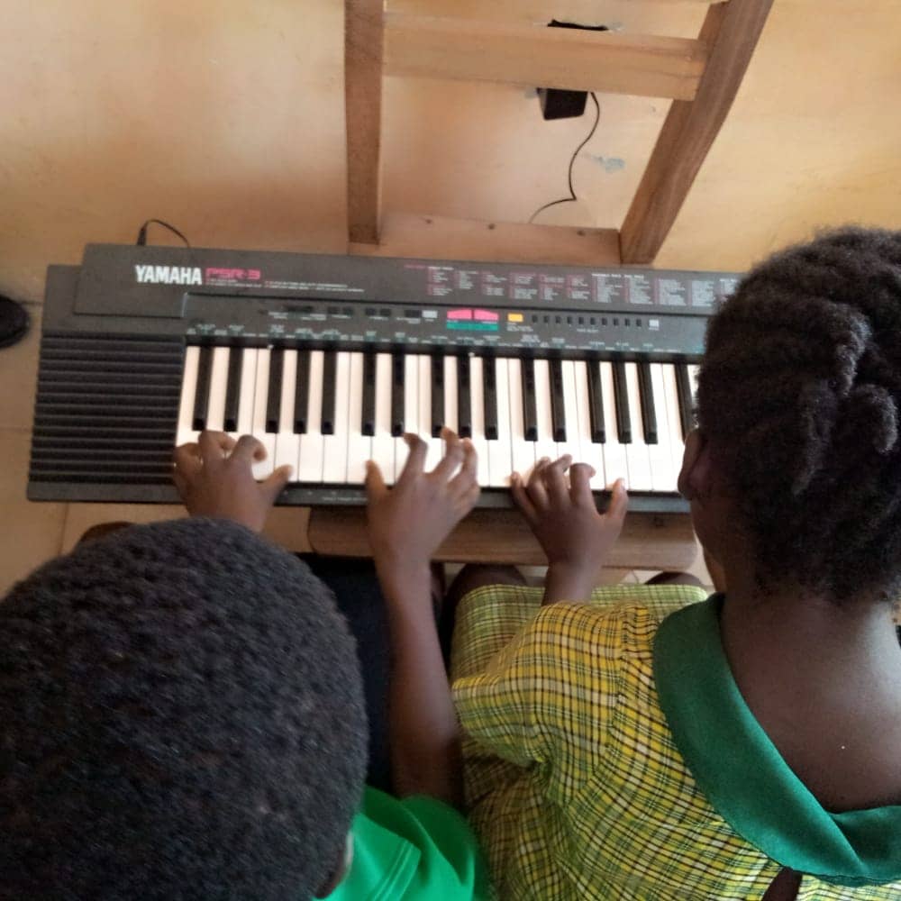 Edegray learners performing music